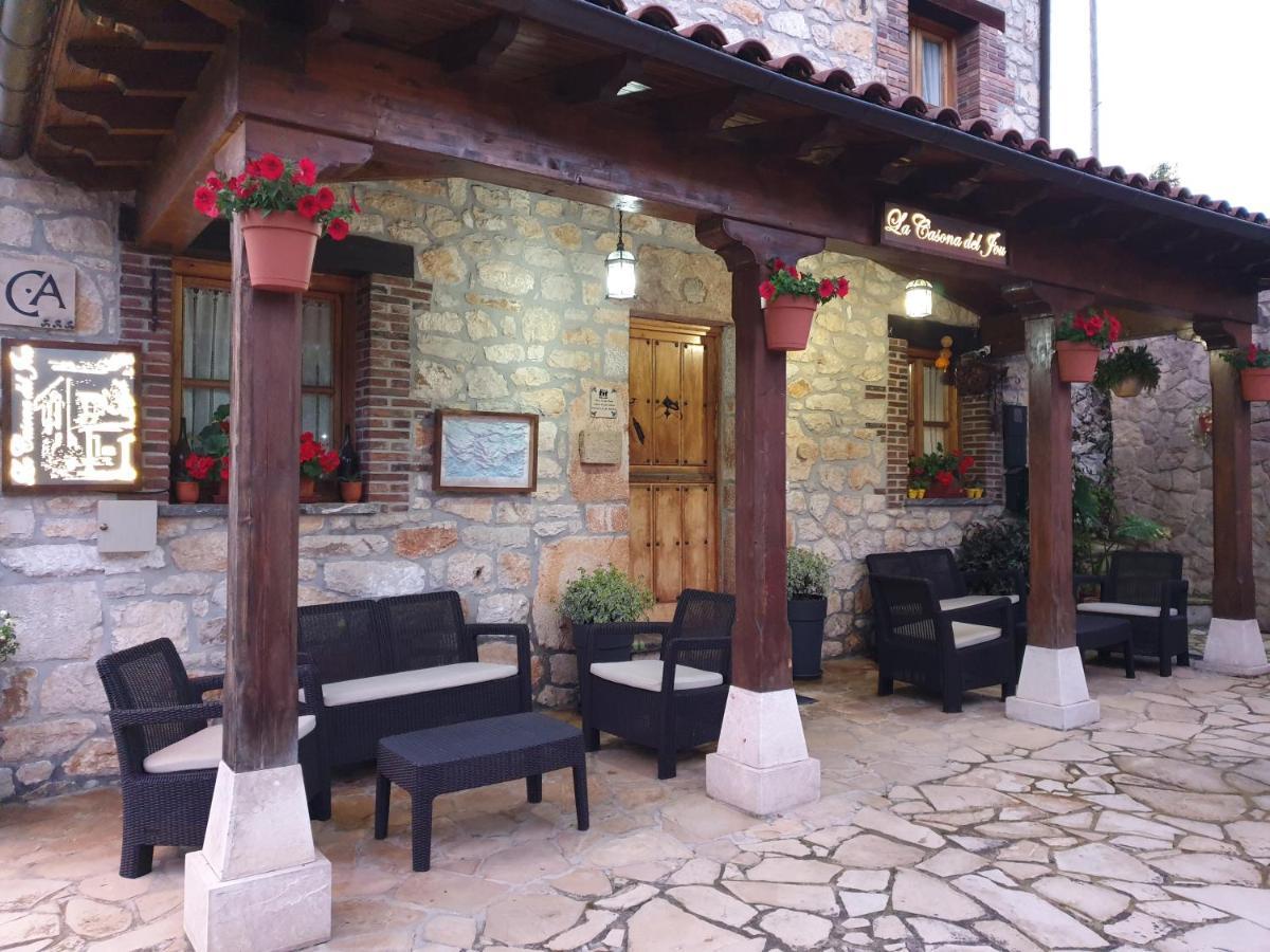 La Casona Del Jou Pension Ortiguero Buitenkant foto