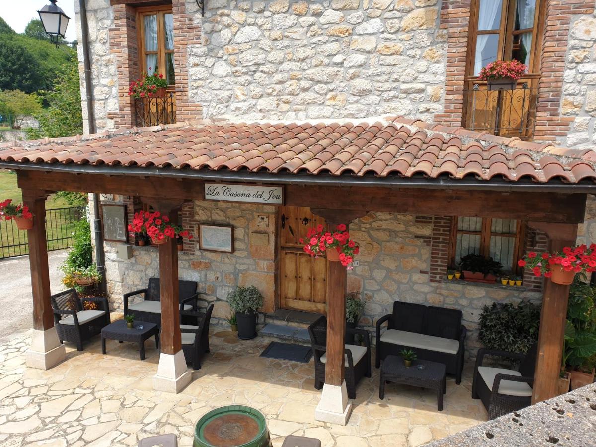 La Casona Del Jou Pension Ortiguero Buitenkant foto